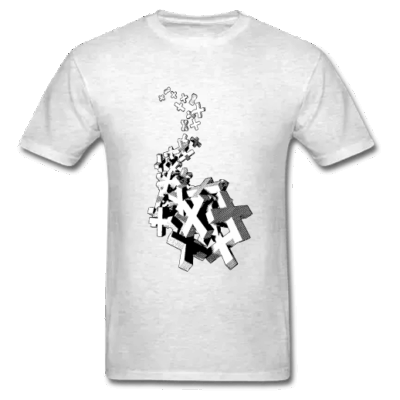 Γκρι Αντρικό Μακό με Σταυρούς