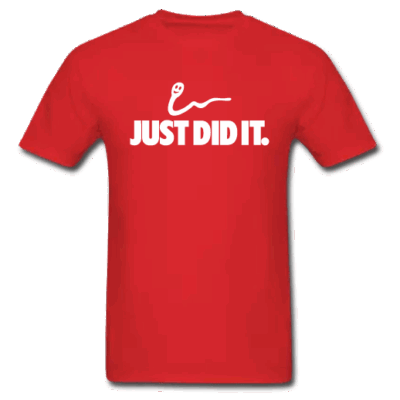 Αντρικό Κόκκινο Μακό Just did it