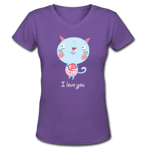 Γυναικείο Μακό με Λαιμόκοψη V και Πολύχρωμη Στάμπα