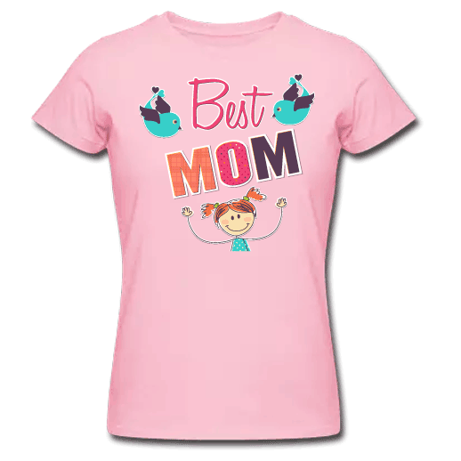 Ροζ T-shirt Best Mom