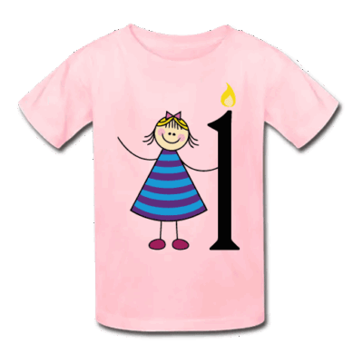 Ροζ Παιδικό Μακό για τα Πρώτα Γενέθλια