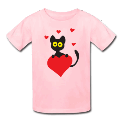 Ροζ Παιδικό Μακό με Γατούλα