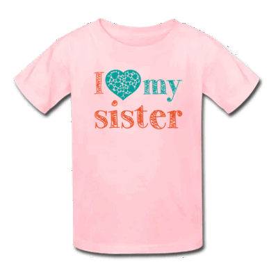 Παιδικό Μπλουζάκι I love my Sister
