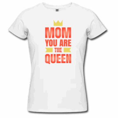 Λευκό Μακό Mom you are the Queen