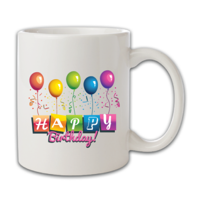 Κούπα Δώρο Γενεθλίων με Μπαλόνια
