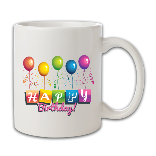 Κούπα Δώρο Γενεθλίων με Μπαλόνια