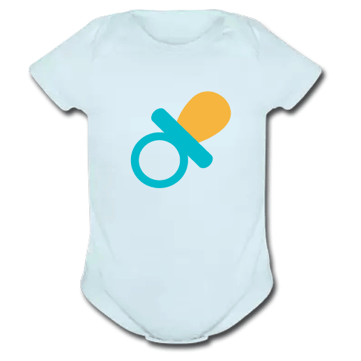 Γαλάζιο Φορμάκι για Αγοράκια με Πιπίλα και Όνομα