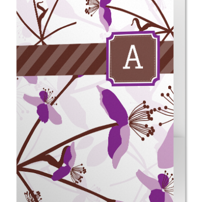 Ντοσιέ A4 Εργασιών με Αρχικό Γράμμα Ονόματος