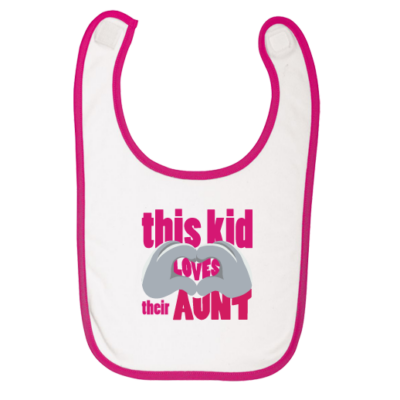 Σαλιάρα Μωρού για Νεογέννητο Κοριτσάκι, This Kid Loves Their Aunt