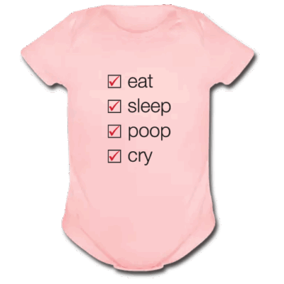 Φορμάκι για Κοριτσάκια Eat Sleep Poop Cry