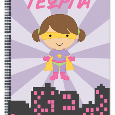 Τετράδιο Α4 Σπιράλ Supergirl για Κορίτσια