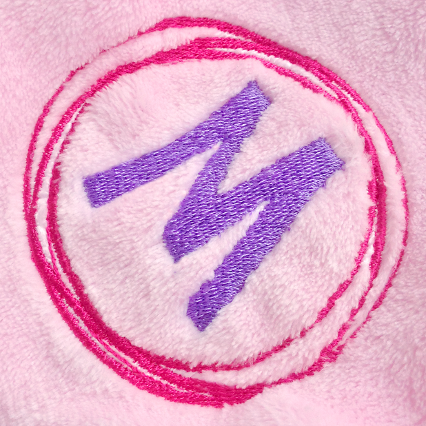 Με κέντημα Μπουρνούζι Προσωποποιημένο Παιδικό με Αρχικό - Image 2