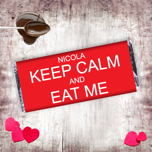 Προσωποποιημένη Σοκολάτα Keep Calm and Eat Me