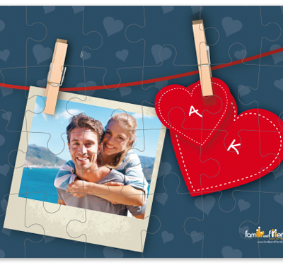 Παζλ για Ερωτευμένους με Αρχικά και Φωτογραφία