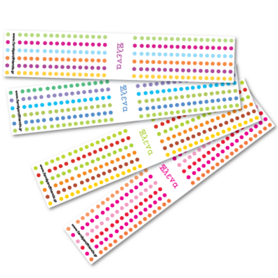 Σελιδοδείκτες με Χρωματιστές Βούλες & Όνομα