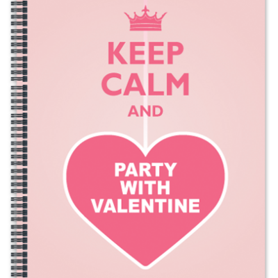 Τετράδιο Keep Calm Δώρο για τον Άγιο Βαλεντίνο
