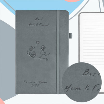 Ατζέντα, Notebook Δερμάτινο με Μήνυμα, Ονόματα