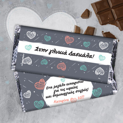 Φτιάξτε Σοκολάτα με Μήνυμα, Ονόματα στο περιτύλιγμα