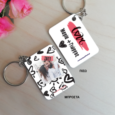 Δύο Όψεων με Ονόματα, Φωτογραφία, Μπρελόκ Ξύλινο