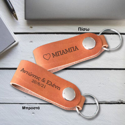 Μπρελόκ με Ονόματα, Μήνυμα Δερμάτινο